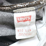 (VINTAGE) 1990'S～ MADE IN USA Levi's 501 YARN DYED BLACK DENIM PANTS