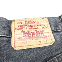 (VINTAGE) 1990'S～ MADE IN USA Levi's 501 YARN DYED BLACK DENIM PANTS