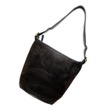(other) 1990'S～ MADE IN USA OLD COACH ROUGH OUT 2WAY BUCKET STYLE LEATHER BAG