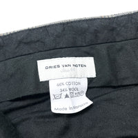 (DESIGNERS) MADE IN MOROCCO DRIES VAN NOTEN LATTICE PATTERN 5 POCKET PANTS