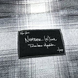 (DESIGNERS) 2000'S～ NUMBER NINE SHADOW PLAID WESTERN FLANNEL SHIRT WITH GUSSET
