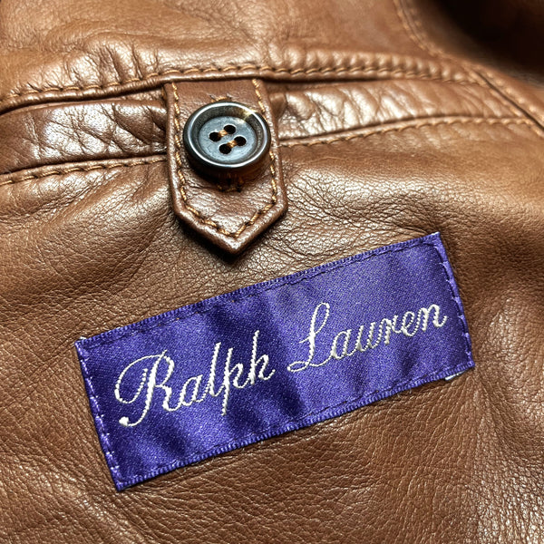 VINTAGE) MADE IN ITALY POLO RALPH LAUREN PURPLE LABEL CANADIAN