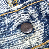 (VINTAGE) 1970'S～ Levi's 501 66 SINGLE DISTRESSED DENIM PANTS