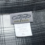 (vintage) 2000'S～ MADE IN USA CALTOP SHADOW PLAID SHORT SLEEVE BOX SHIRT