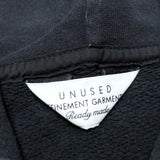 (DESIGNERS) UNUSED SLEEVE CUTOFF BIG HOODIE SWEAT SHIRT VEST