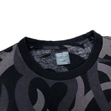 (DESIGNERS) 2000'S NUMBER NINE TRIBAL CAMOUFLAGE PATTERN DISTRESSED LONG SLEEVE SHIRT