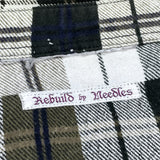 (designers) MADE IN JAPAN Rebuild by Needles 7 CUT REMAKE PATCHWORK LIGHT FLANNEL SHIRT