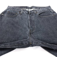 (VINTAGE) 1980'S MADE IN USA Levi's 501 YARN DYED BLACK DENIM PANTS