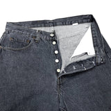 (VINTAGE) 1980'S MADE IN USA Levi's 501 YARN DYED BLACK DENIM PANTS