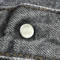 (VINTAGE) 1980'S MADE IN USA Levi's 501 YARN DYED BLACK DENIM PANTS