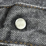 (VINTAGE) 1980'S MADE IN USA Levi's 501 YARN DYED BLACK DENIM PANTS