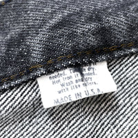 (VINTAGE) 1980'S MADE IN USA Levi's 501 YARN DYED BLACK DENIM PANTS
