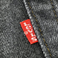 (VINTAGE) 1980'S MADE IN USA Levi's 501 YARN DYED BLACK DENIM PANTS