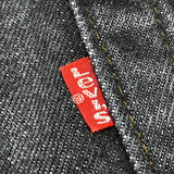 (VINTAGE) 1980'S MADE IN USA Levi's 501 YARN DYED BLACK DENIM PANTS