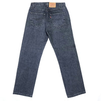 (VINTAGE) 1980'S MADE IN USA Levi's 501 YARN DYED BLACK DENIM PANTS