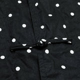 (designers) POST O'ALLS POLKA DOT PATTERN KUNG FU SHIRT CARDIGAN
