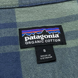 (vintage) 2022 PATAGONIA LATTICE PATTERN BOX SHIRT FA22