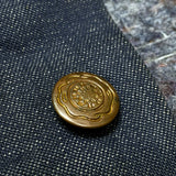 (vintage) MADE IN USA Re DENIM 1970'S WRANGLER BODY LEOPARD PATTERN FAUX FUR PANELED REMAKE CHORE COAT WITH BLANKET LINER