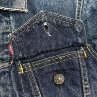 (VINTAGE) 1970'S MADE IN USA Levi's 70505-0317 BIG E DENIM TRUCKER JACKET WITH BLANKET LINER