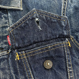 (VINTAGE) 1970'S MADE IN USA Levi's 70505-0317 BIG E DENIM TRUCKER JACKET WITH BLANKET LINER