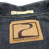 (designers) 1990'S～ MADE IN JAPAN beauty beast DENIM TRUCKER JACKET WITH BIG BUTTON
