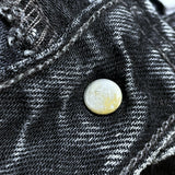 (vintage) 1997 MADE IN USA Levi's 501-5960 OVERDYED BLACK DENIM PANTS