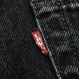 (vintage) 1997 MADE IN USA Levi's 501-5960 OVERDYED BLACK DENIM PANTS