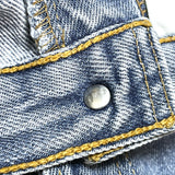 (DESIGNERS) MADE IN JAPAN OLD PARK Levi's 501 FRONT SLIT REMAKE DENIM PANTS