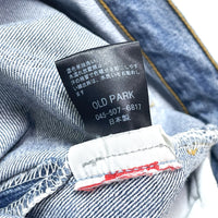 (DESIGNERS) MADE IN JAPAN OLD PARK Levi's 501 FRONT SLIT REMAKE DENIM PANTS