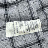 (designers) 1990'S～ MADE IN ITALY ARMANI JEANS LATTICE PATTERN BOX SHIRT