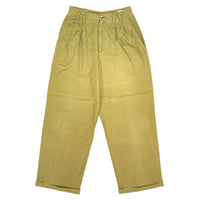 (VINTAGE) 1990'S CALVIN KLEIN SPORT HEMP 100% 2 TUCK PANTS