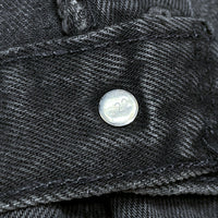 (VINTAGE) 1992 MADE IN USA Levi's 501 OVER DYED BLACK DENIM PANTS