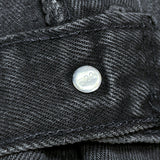 (VINTAGE) 1992 MADE IN USA Levi's 501 OVER DYED BLACK DENIM PANTS