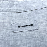(DESIGNERS) 2012 UNDERCOVERISM MARX PRINTED DESIGN SLEEVE PANELED ANARCHY SHIRT