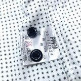 (designers) 2000'S～ PPFM PAYTON PLACE FOR MEN SMALL STAR PATTERN TOTAL PATTERN PRINT 2WAY DESIGN SHIRT