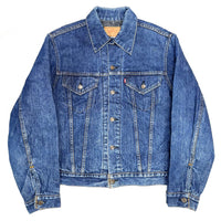 (VINTAGE) 1970'S MADE IN USA Levi's 70505-0317 DENIM TRUCKER JACKET WITH BLANKET LINER
