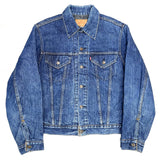 (VINTAGE) 1970'S MADE IN USA Levi's 70505-0317 DENIM TRUCKER JACKET WITH BLANKET LINER