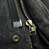 (DESIGNERS) 2000'S～ The DUFFER of ST GEORGE BLACK DENIM M-65 TYPE FISHTAIL PARKA WITH HOODIE & LINER