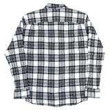 (DESIGNERS) 2000'S GOOD ENOUGH PLAID WRINKLED FRENCH CUFFS SHIRT