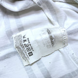 (DESIGNERS) 2000'S～ MADE IN ITALY MAISON MARGIELA 10 LATTICE PATTERN PRINT SHIRT WITH POCKET