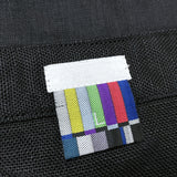 (DESIGNERS) MADE IN JAPAN FACETASM LINEN 100% OVER ALL STYLE VEST WITH CINCH BUCKLE