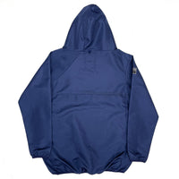 (VINTAGE) 2000'S PARCA DIAGONAL ZIPPER DESIGN PUCKABLE PULLOVER HOODIE