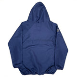 (VINTAGE) 2000'S PARCA DIAGONAL ZIPPER DESIGN PUCKABLE PULLOVER HOODIE