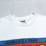 (t-shirt) 1990'S～ KEITH HARING NO SEE NO HEAR NO SPEAK PRINT T-SHIRT