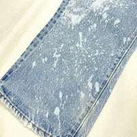 (VINTAGE) 1970'S～ Levi's 501 66 CHAIN STITCH BLEACHED DENIM PANTS