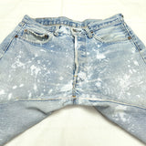 (VINTAGE) 1970'S～ Levi's 501 66 CHAIN STITCH BLEACHED DENIM PANTS