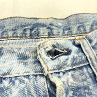 (VINTAGE) 1970'S～ Levi's 501 66 CHAIN STITCH BLEACHED DENIM PANTS