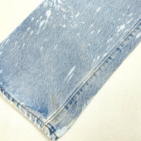 (VINTAGE) 1970'S～ Levi's 501 66 CHAIN STITCH BLEACHED DENIM PANTS