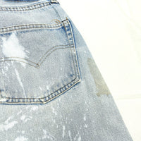 (VINTAGE) 1970'S～ Levi's 501 66 CHAIN STITCH BLEACHED DENIM PANTS