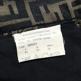(designers) 1980'S～ MADE IN ITALY FENDI ZUCCA PATTERN 5 POCKET PANTS
